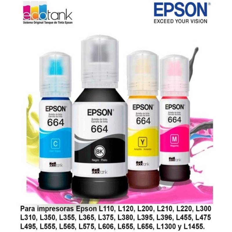 TINTA EPSON 664 CMYK