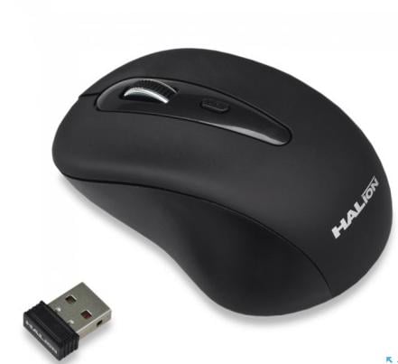 MOUSE WIRELEES ARIES HA-M2125 HALION NEGRO